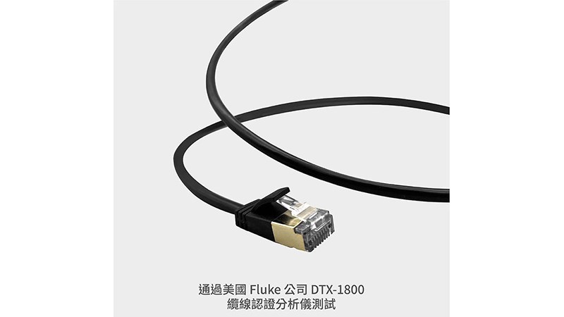 SOODATEK CAT.7 FFTP 雙遮蔽超高速網路線1米/SLAN7-PC100BL