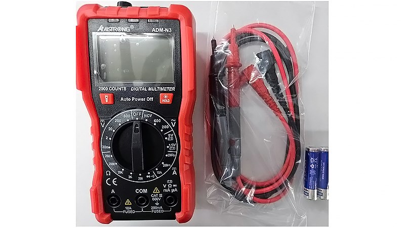 ALSTRONG ADM-N3 多功能數位電表（手動量程）