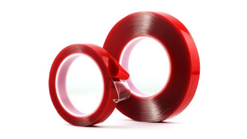 強力無痕防水雙面膠 紅膜透明雙面膠帶 無痕萬能膠貼 超透明果凍膠條 無殘膠超黏膠