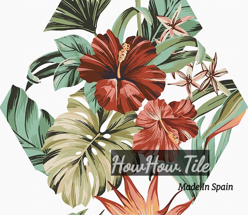 西班牙 仲夏六角磚  23*27cm RJ294