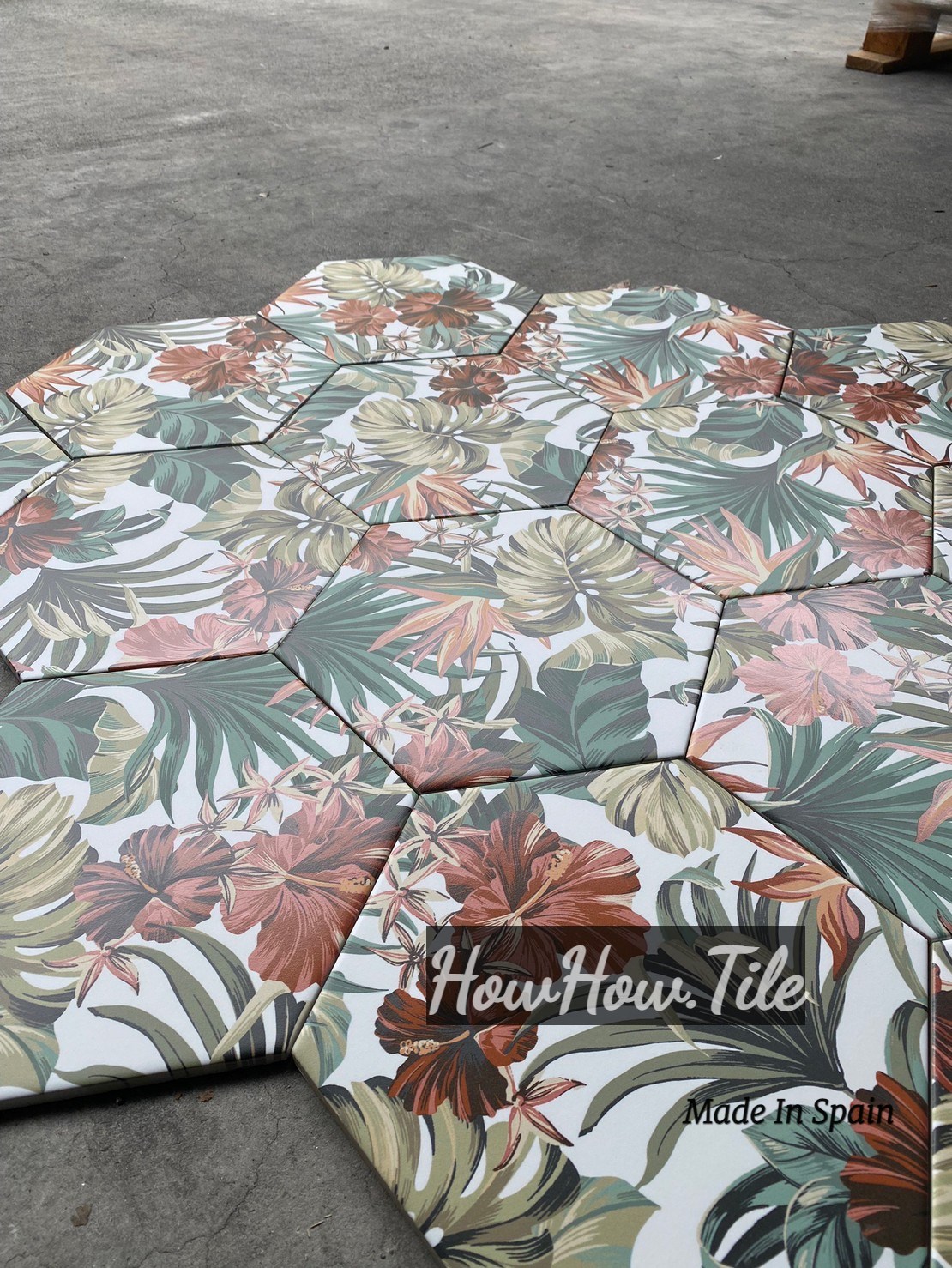 西班牙 仲夏六角磚  23*27cm RJ294