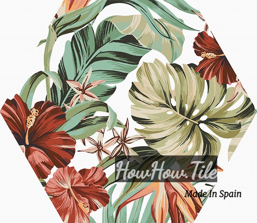 西班牙 仲夏六角磚  23*27cm RJ294