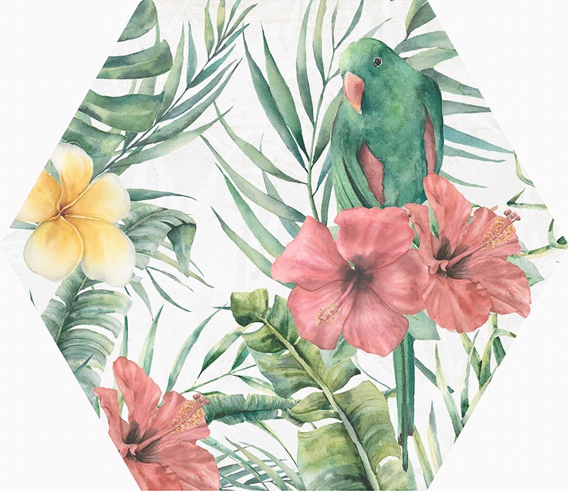 西班牙 綠昀六角磚  23*27cm RJ294