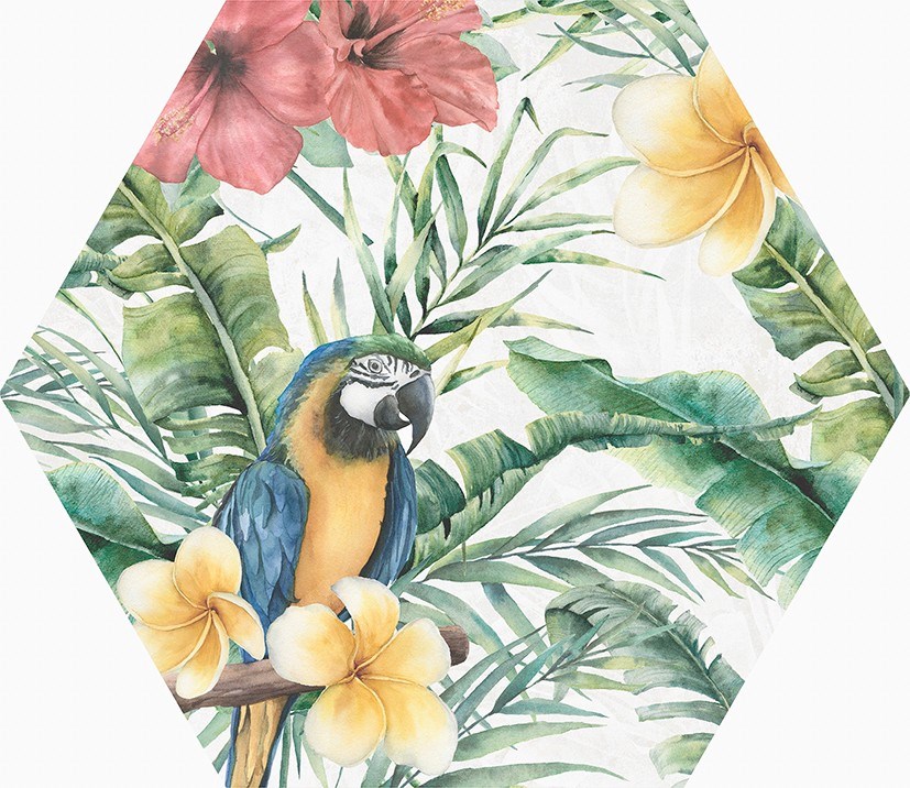 西班牙 綠昀六角磚  23*27cm RJ294