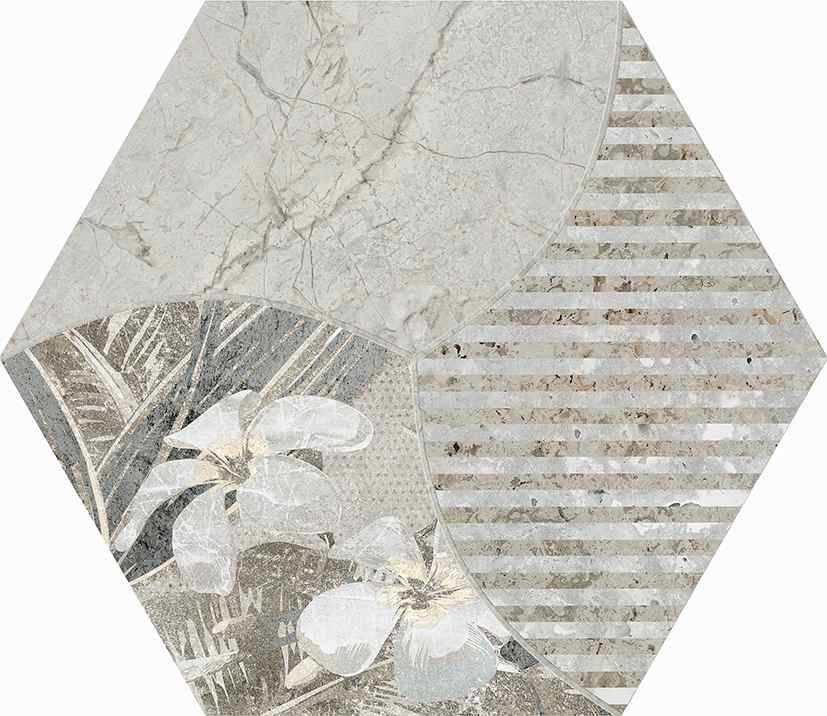 西班牙 文采六角磚23*27cm RJ294