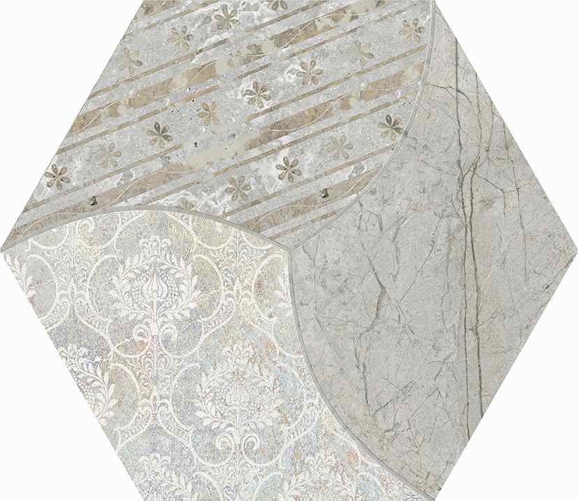 西班牙 文采六角磚23*27cm RJ294