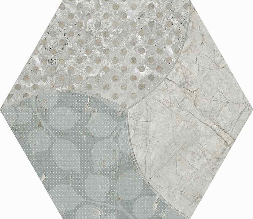 西班牙 文采六角磚23*27cm RJ294