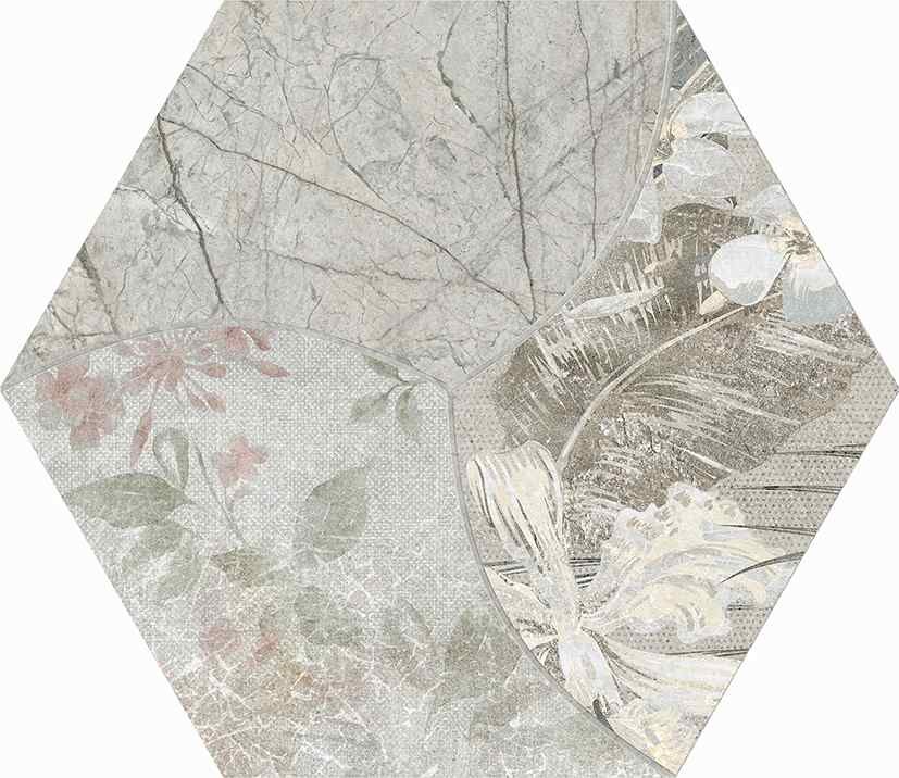 西班牙 文采六角磚23*27cm RJ294