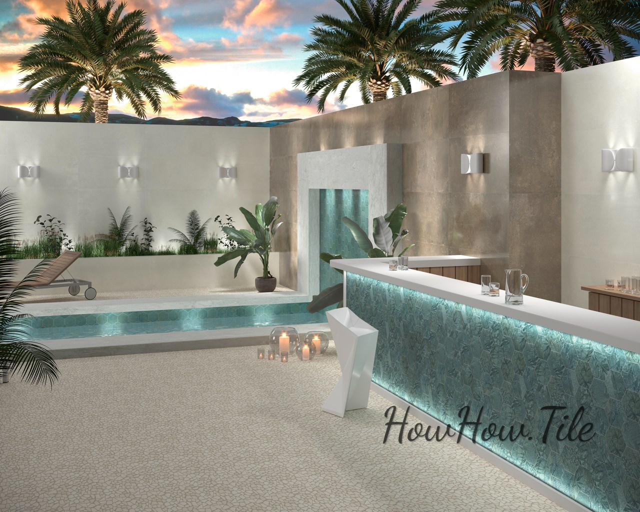 西班牙  竹霖六角磚 (15*17cm) RJ132-147