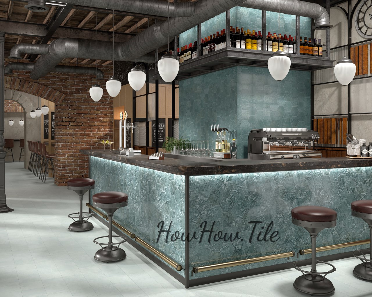 西班牙  竹霖六角磚 (15*17cm) RJ132-147