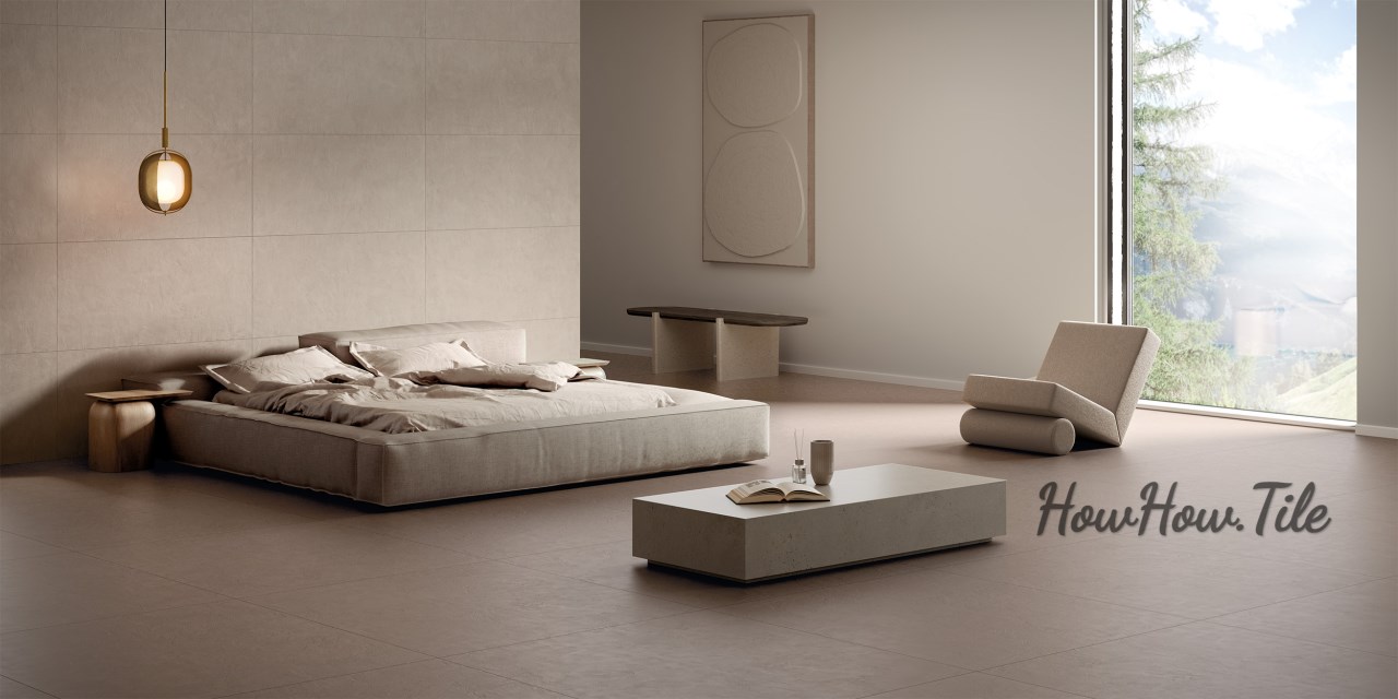 義大利進口  春妮花磚vs純色素磚 (60*120cm) RJ4900-9310