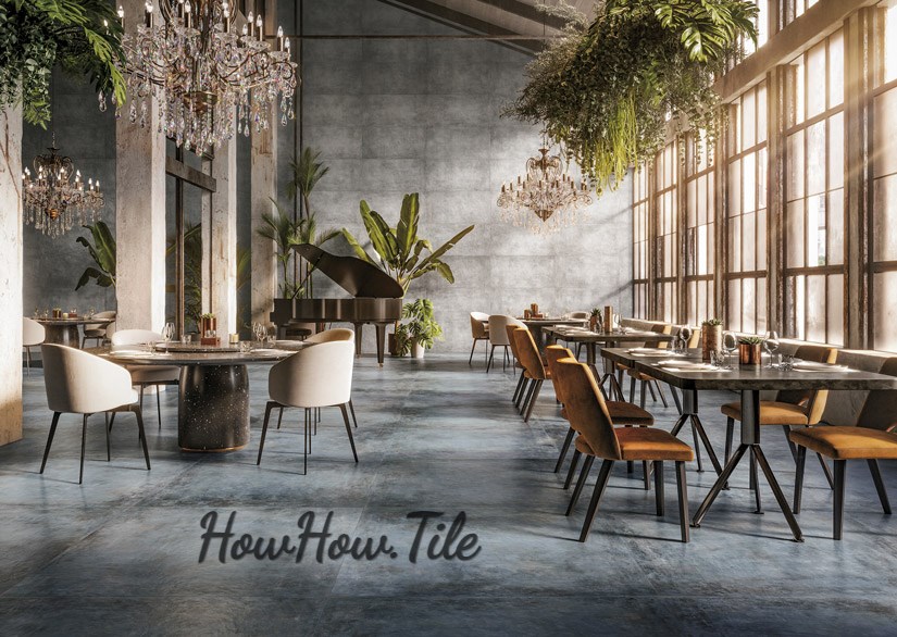 義大利 清水模手繪 VS 花磚 (60*120cm) GY8330-10780