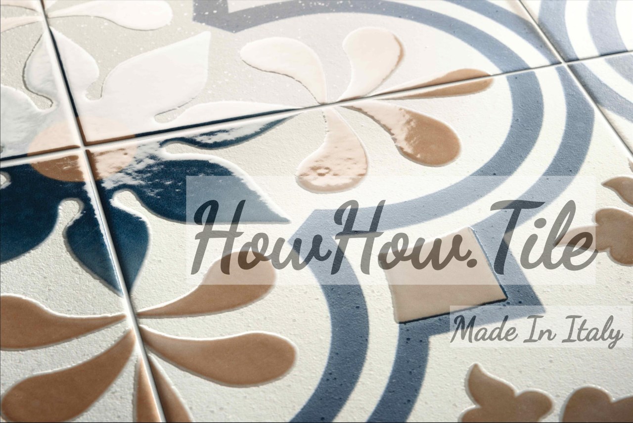 義大利 塞維亞單花 混搭花磚20x20 (RG368）