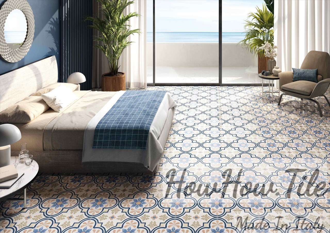 義大利 塞維亞單花 混搭花磚20x20 (RG368）