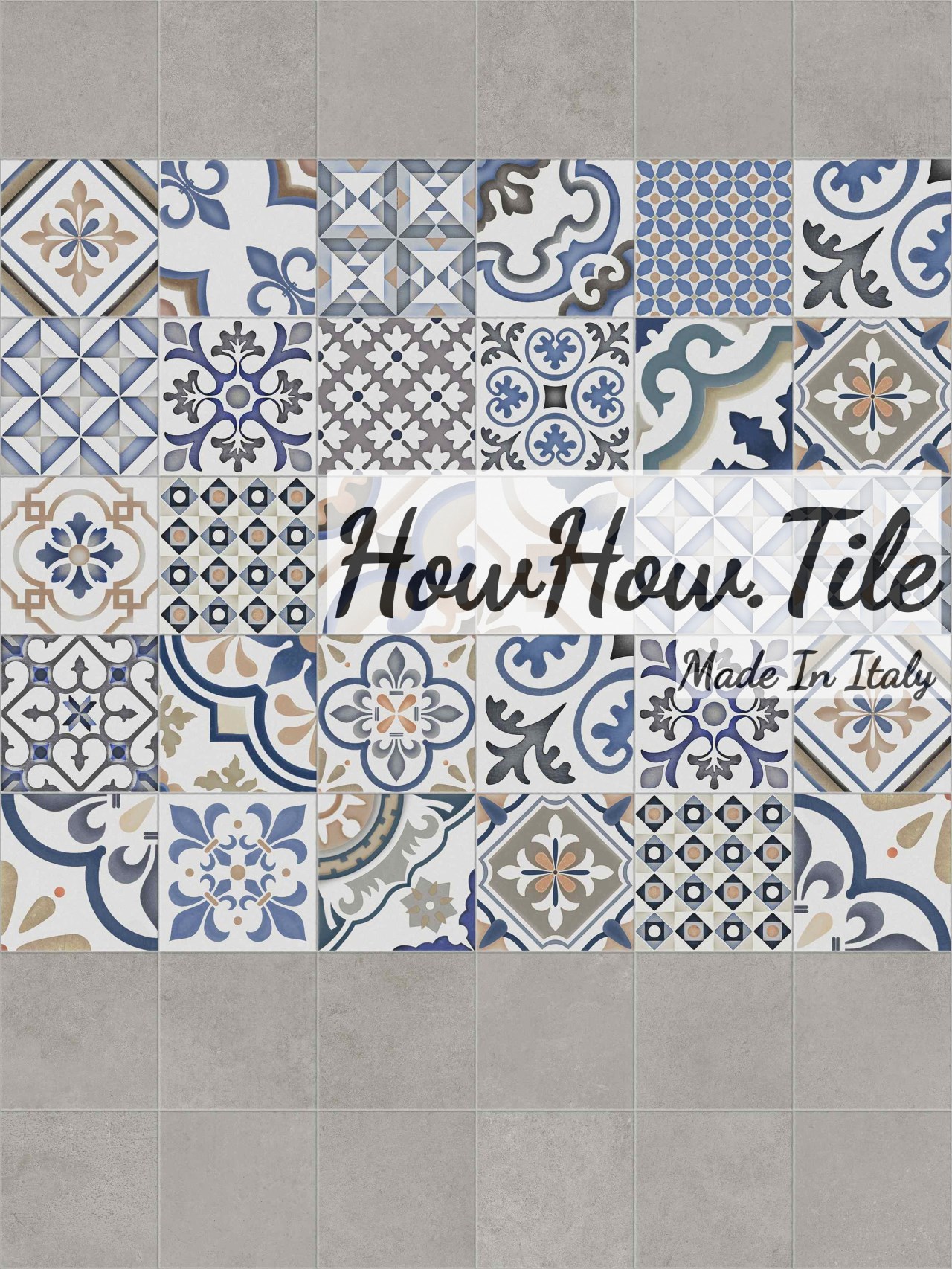 義大利 塞維亞單花 混搭花磚20x20 (RG368）