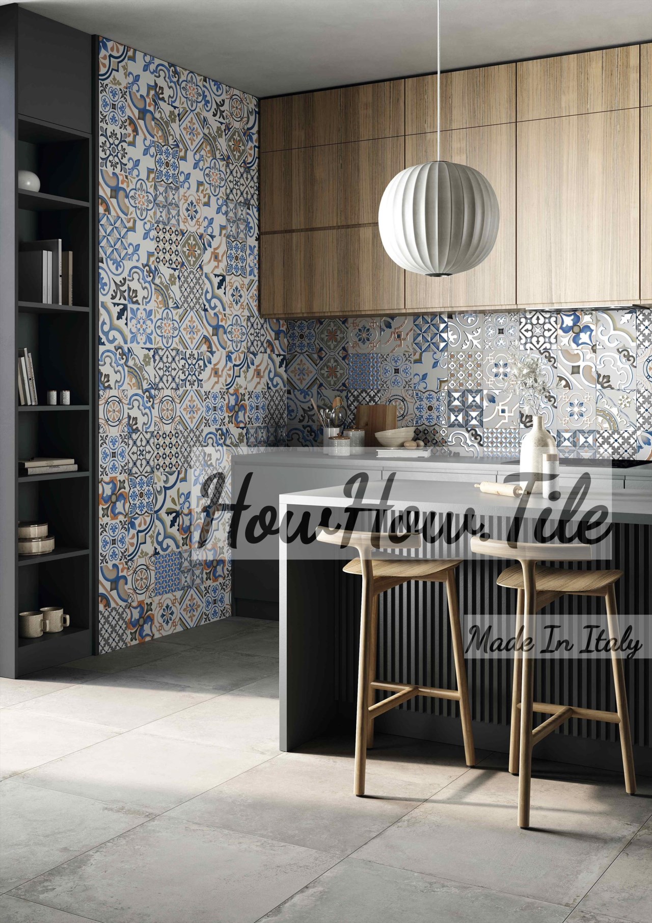 義大利 塞維亞單花 混搭花磚20x20 (RG368）