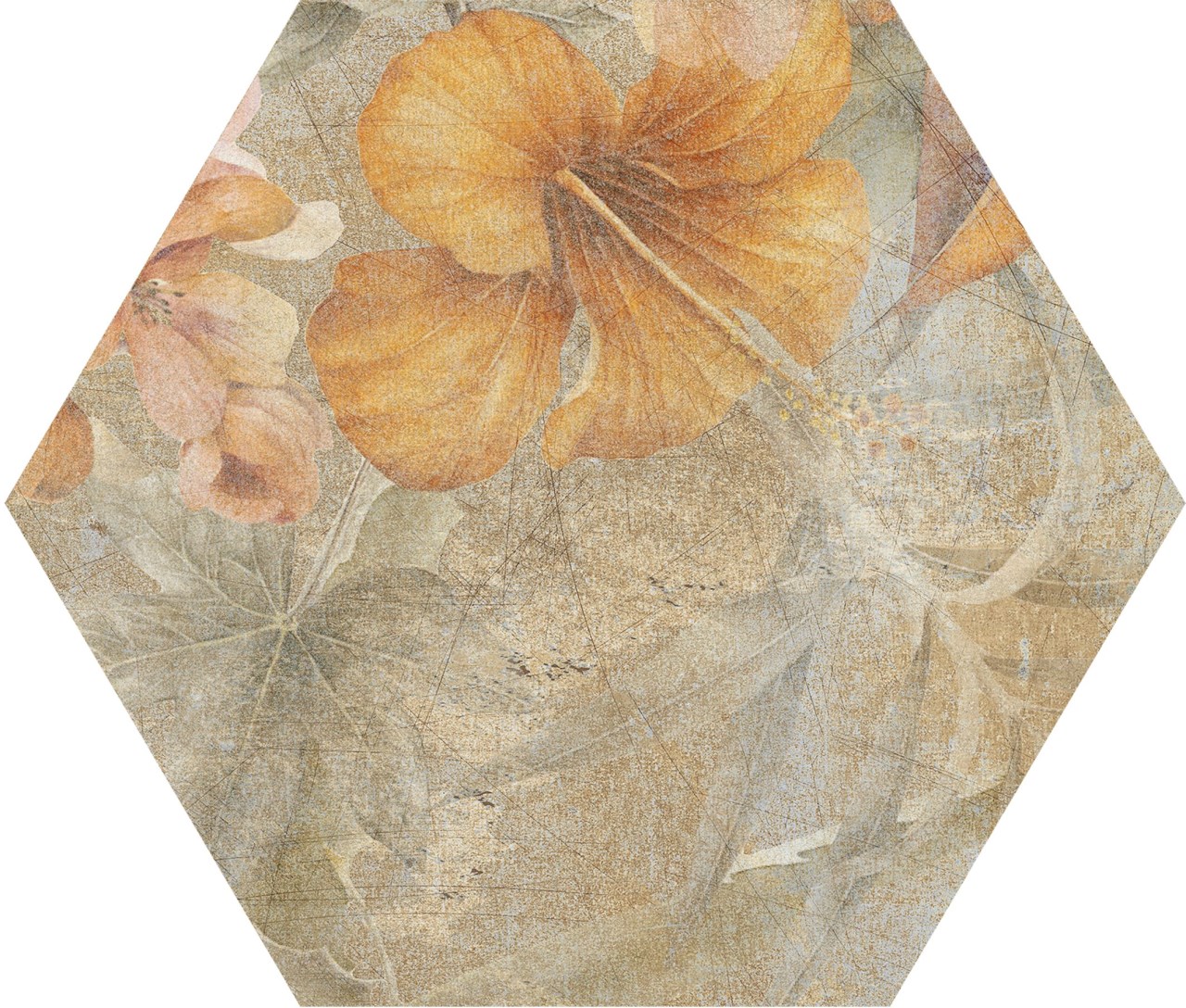 西班牙 暮光森林六角磚  23*27cm RJ294