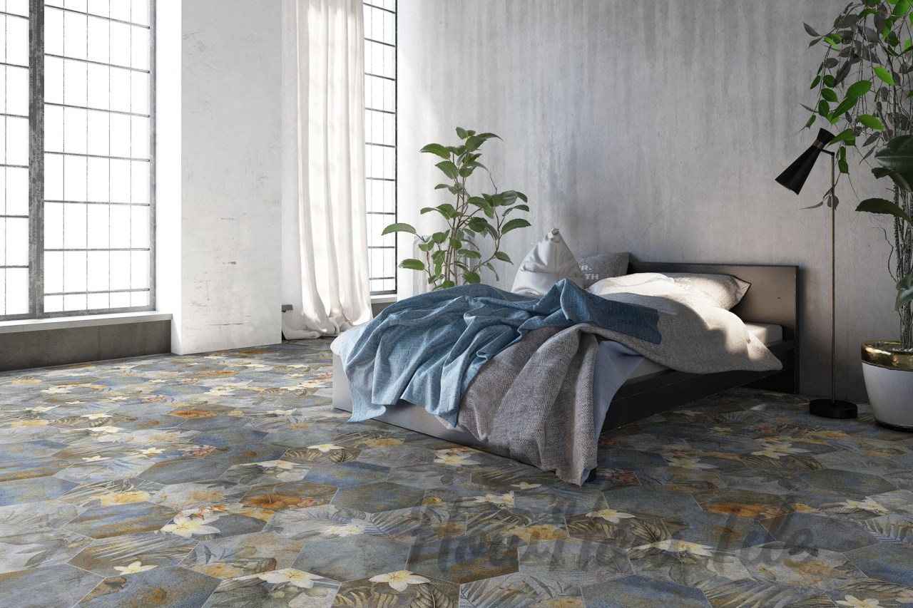 西班牙 暮光森林六角磚  23*27cm RJ294