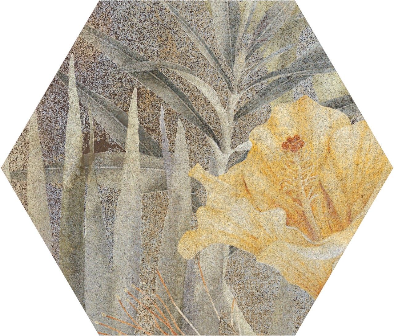 西班牙 暮光森林六角磚  23*27cm RJ294