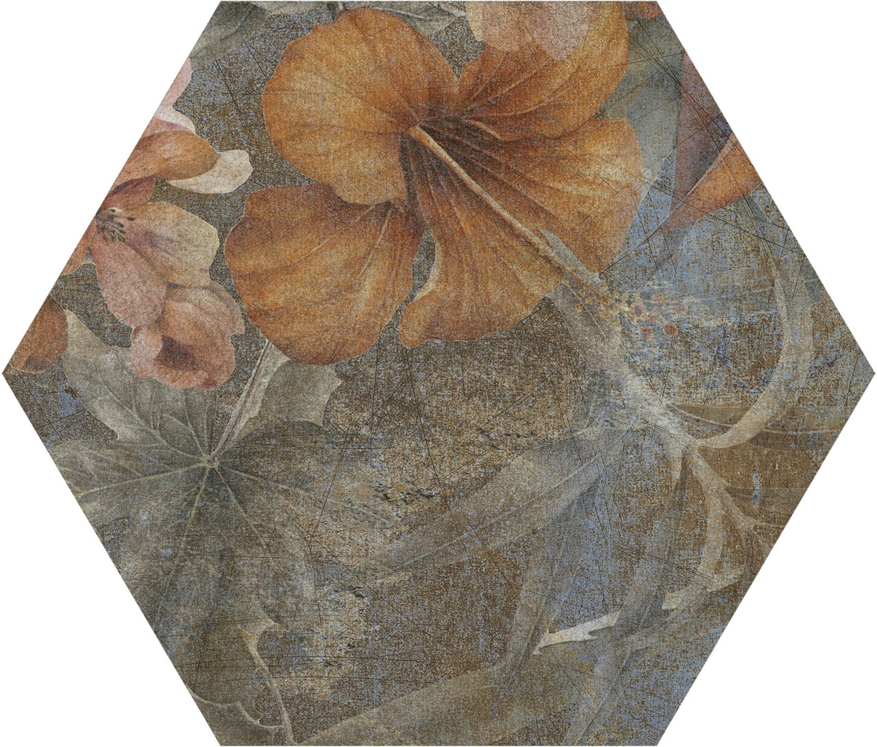 西班牙 暮光森林六角磚  23*27cm RJ294