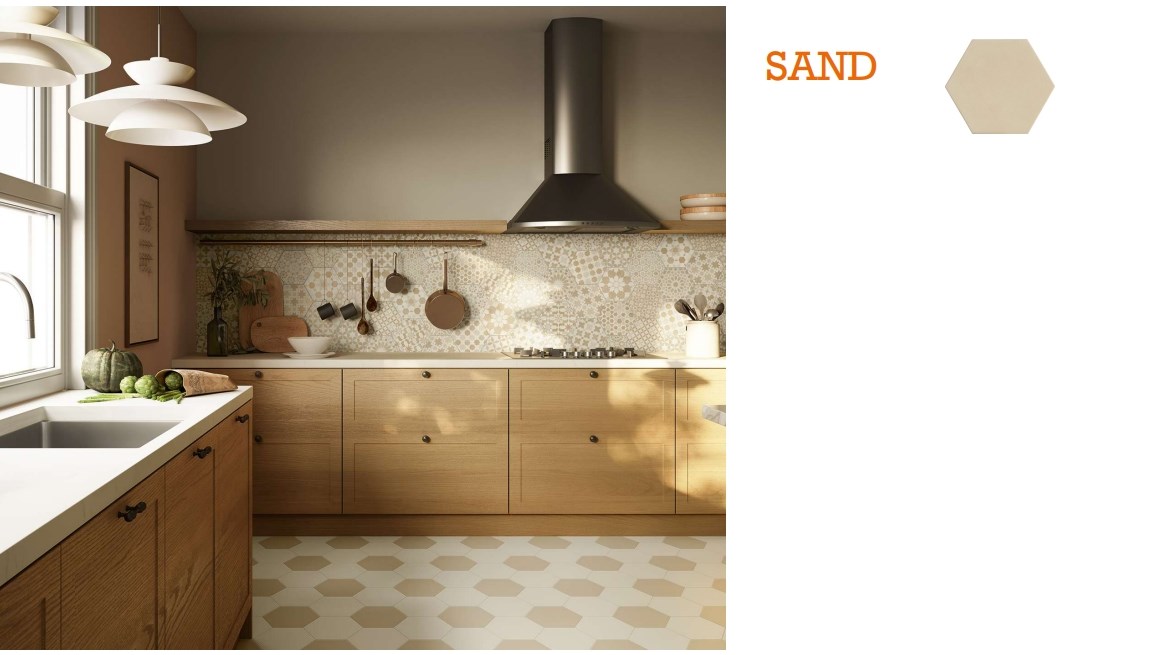 義大利 時色六角素花磚  18.2*21cm CH118-130