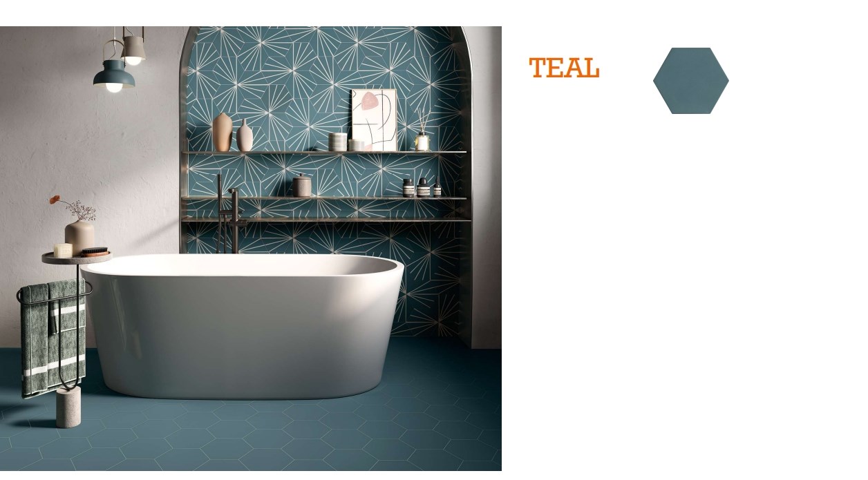 義大利 時色六角素花磚  18.2*21cm CH118-130