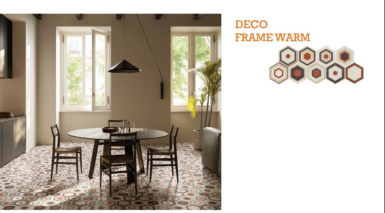 義大利 時色六角素花磚  18.2*21cm CH118-130