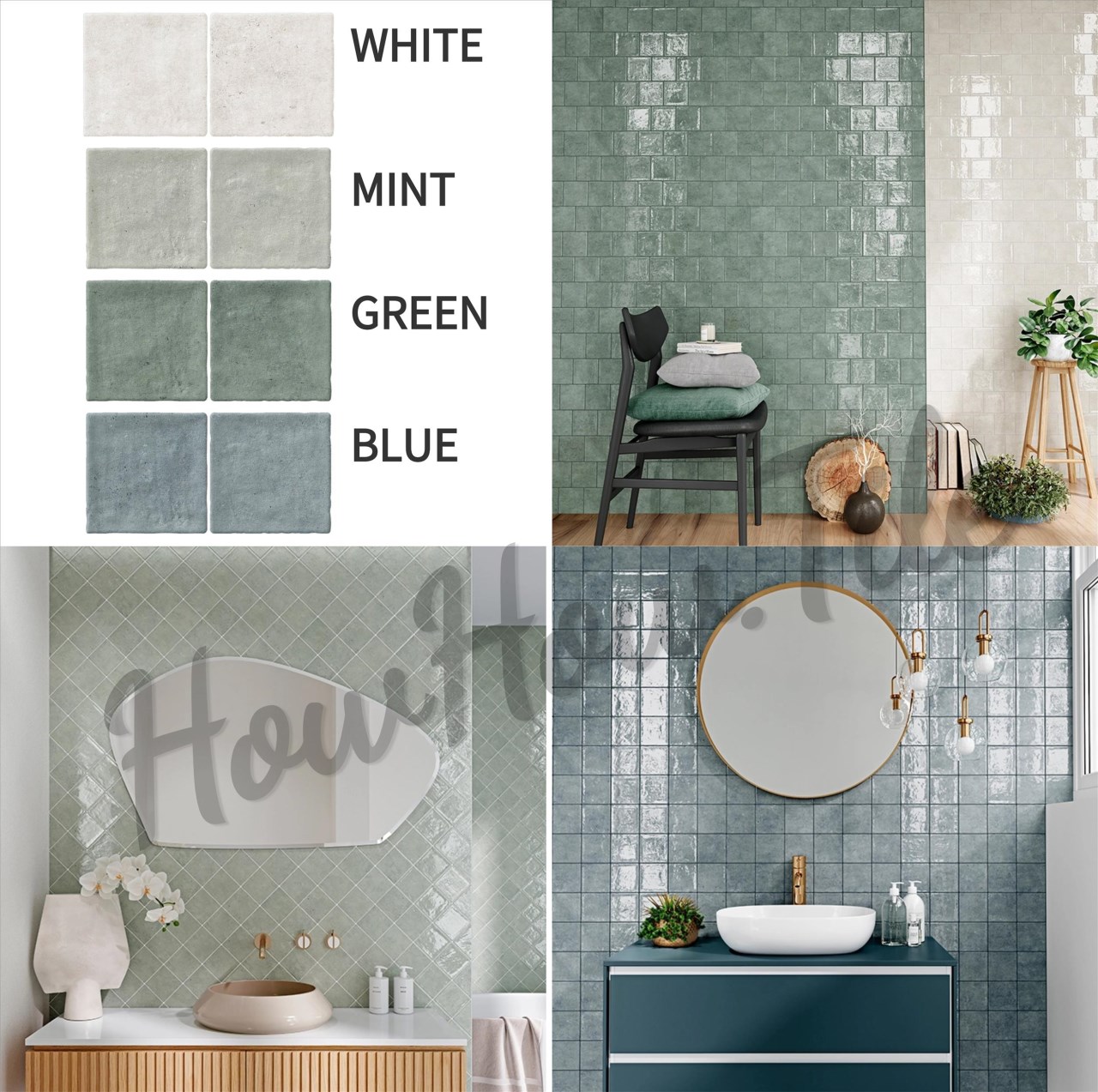 西班牙 復古風格霧面小色磚 10x20CM 西班牙磁磚/復古磚/方塊磚