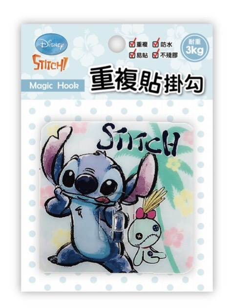 台灣製   Disney 迪士尼 系列  HLY-280  重複貼掛勾(中)   4713051712803 