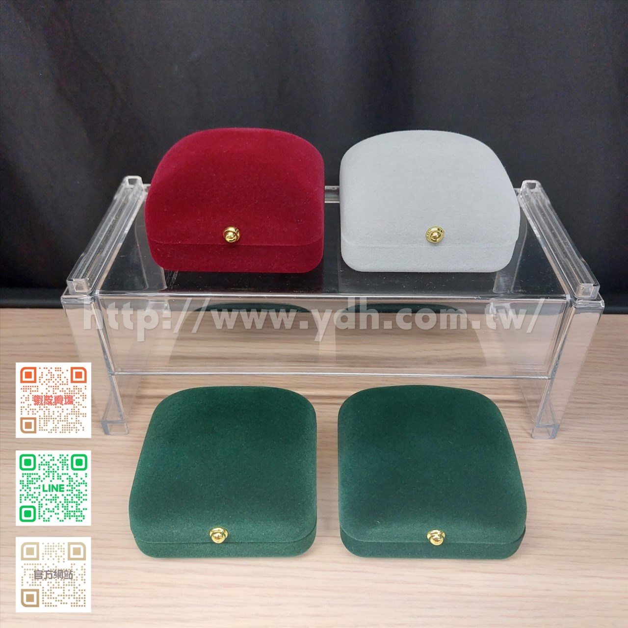 經典植絨戒指盒