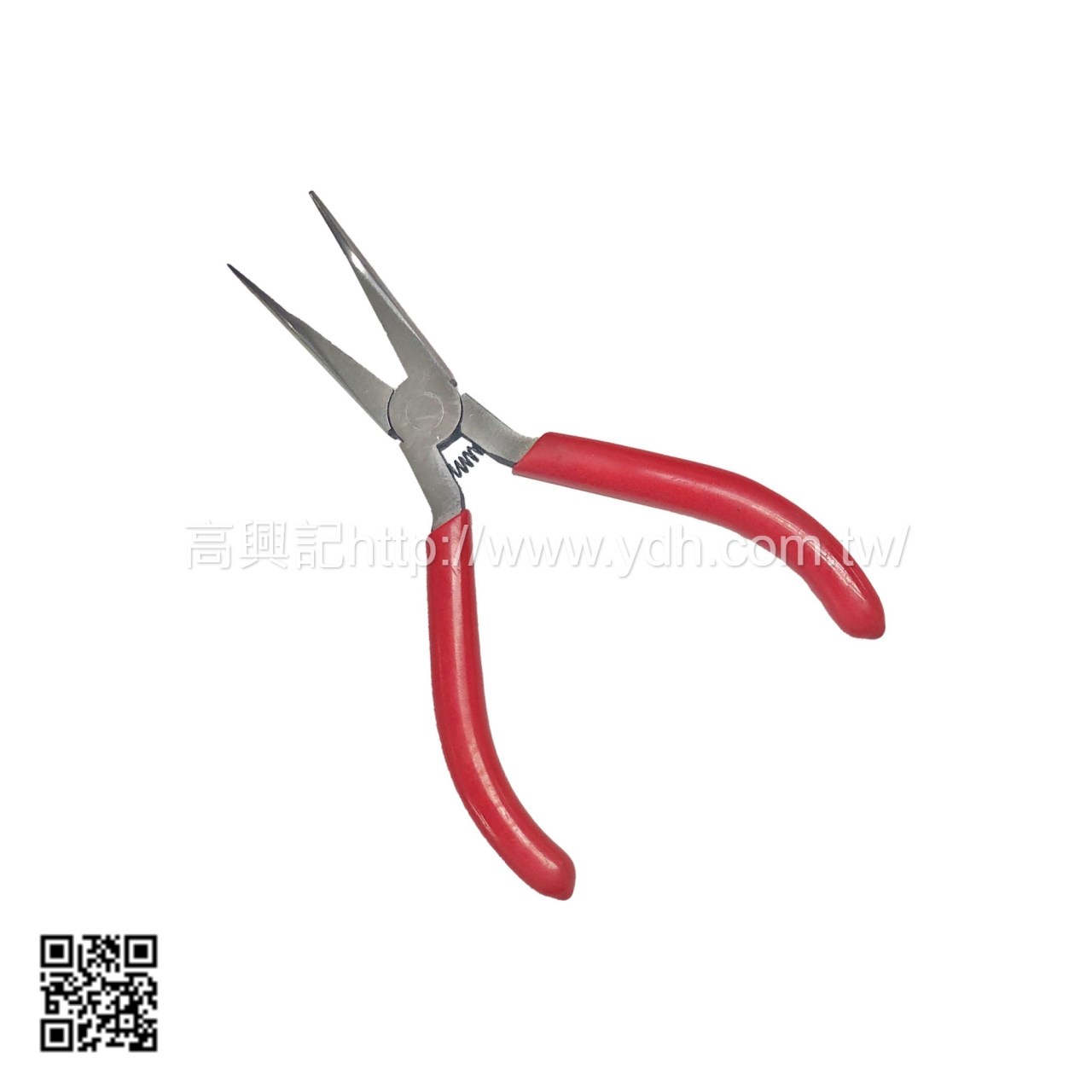 G牌 台灣130mm 無牙彎嘴鉗(彈簧)