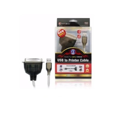 USB轉印表機36PIN傳輸線-1.8米