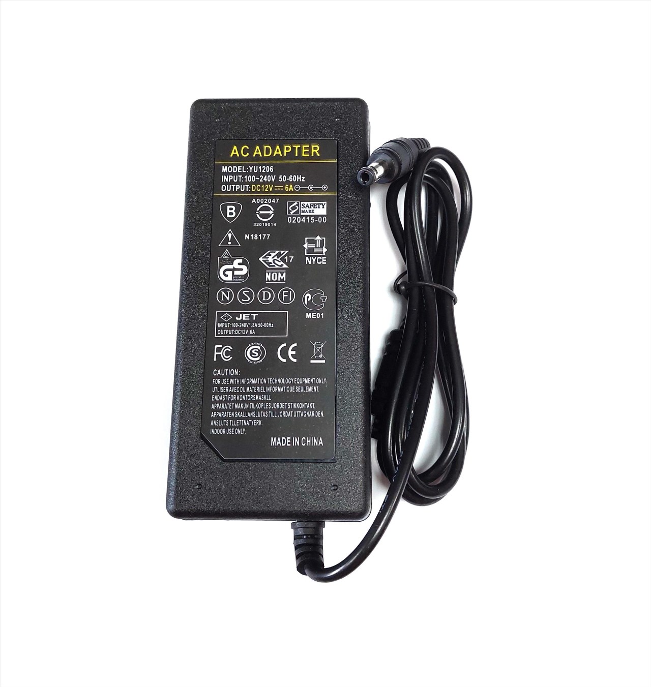 變壓器 6A 12V   5.5/2.5