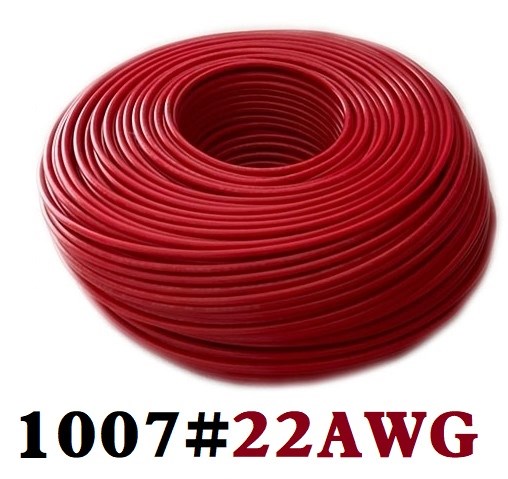 0.65mm單心線 1007#22  紅色  一捲60M