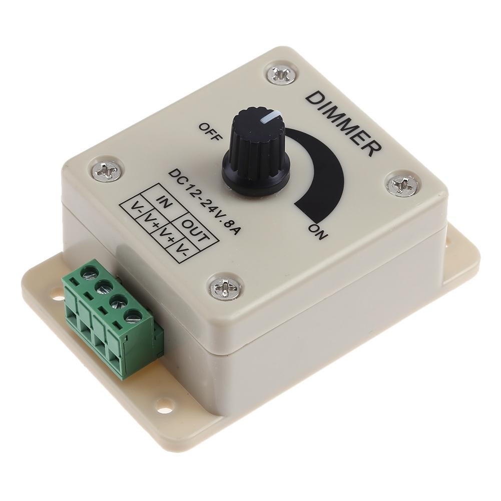 手動調光器 DC12V~24V  電流:8A