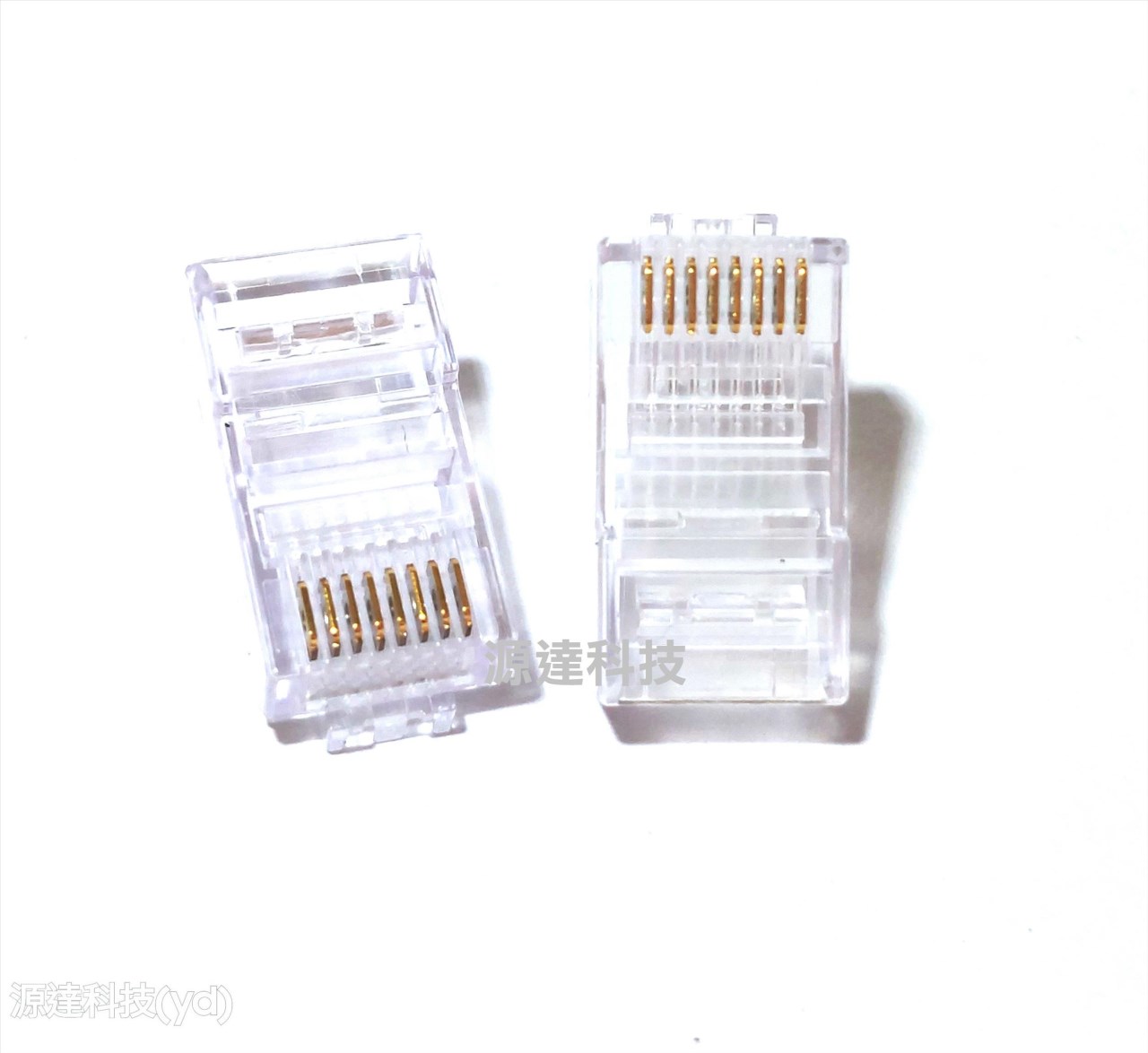 Cat.5e 穿透式 8P8C 水晶頭 100入