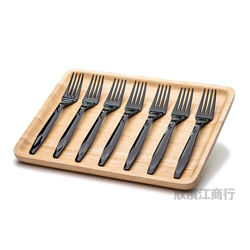 【PP】西餐叉  外帶叉 義大利麵 免洗叉子 白色/黑色