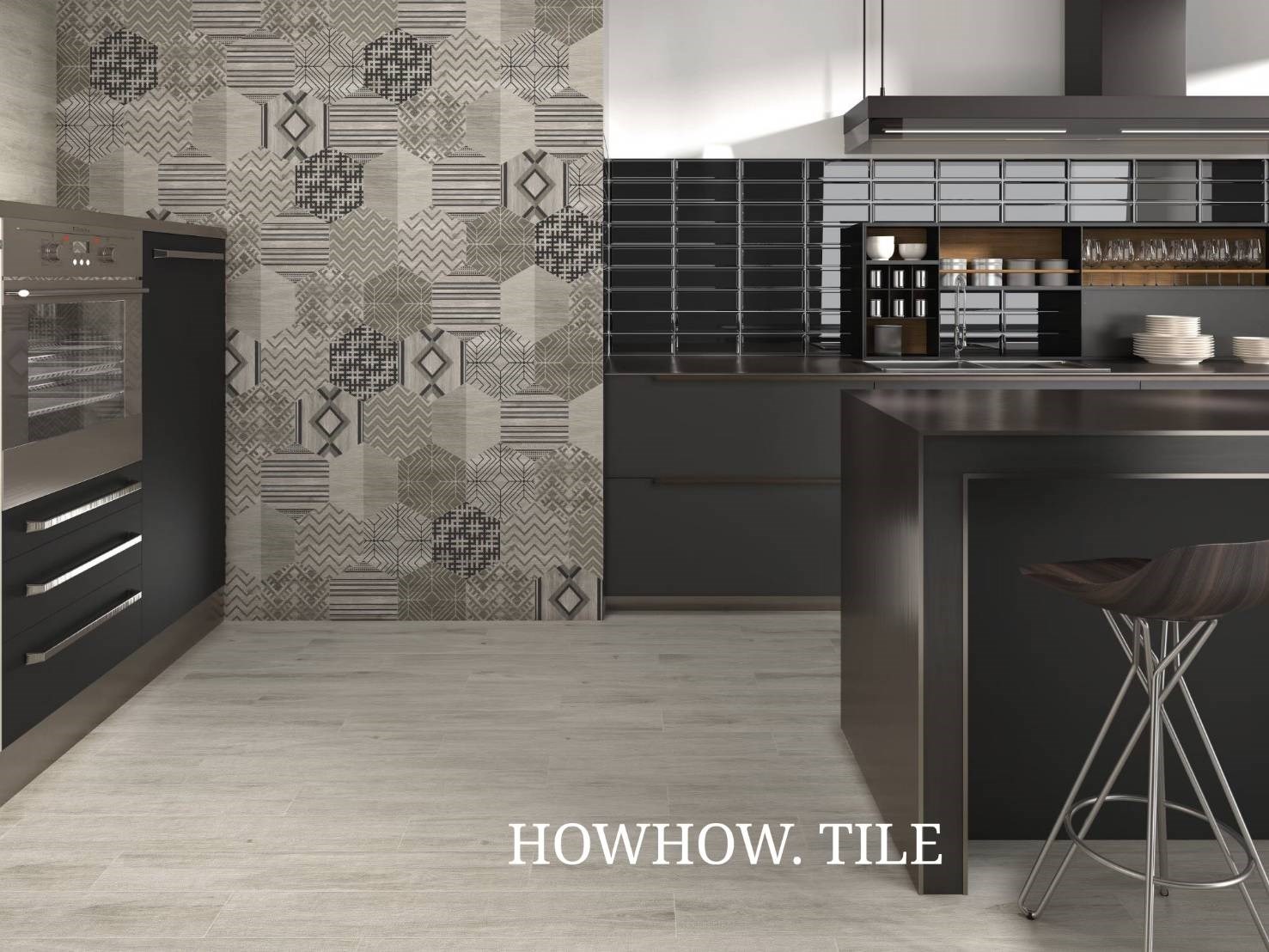 西班牙 木紋六角MIX（25*29）GDM354