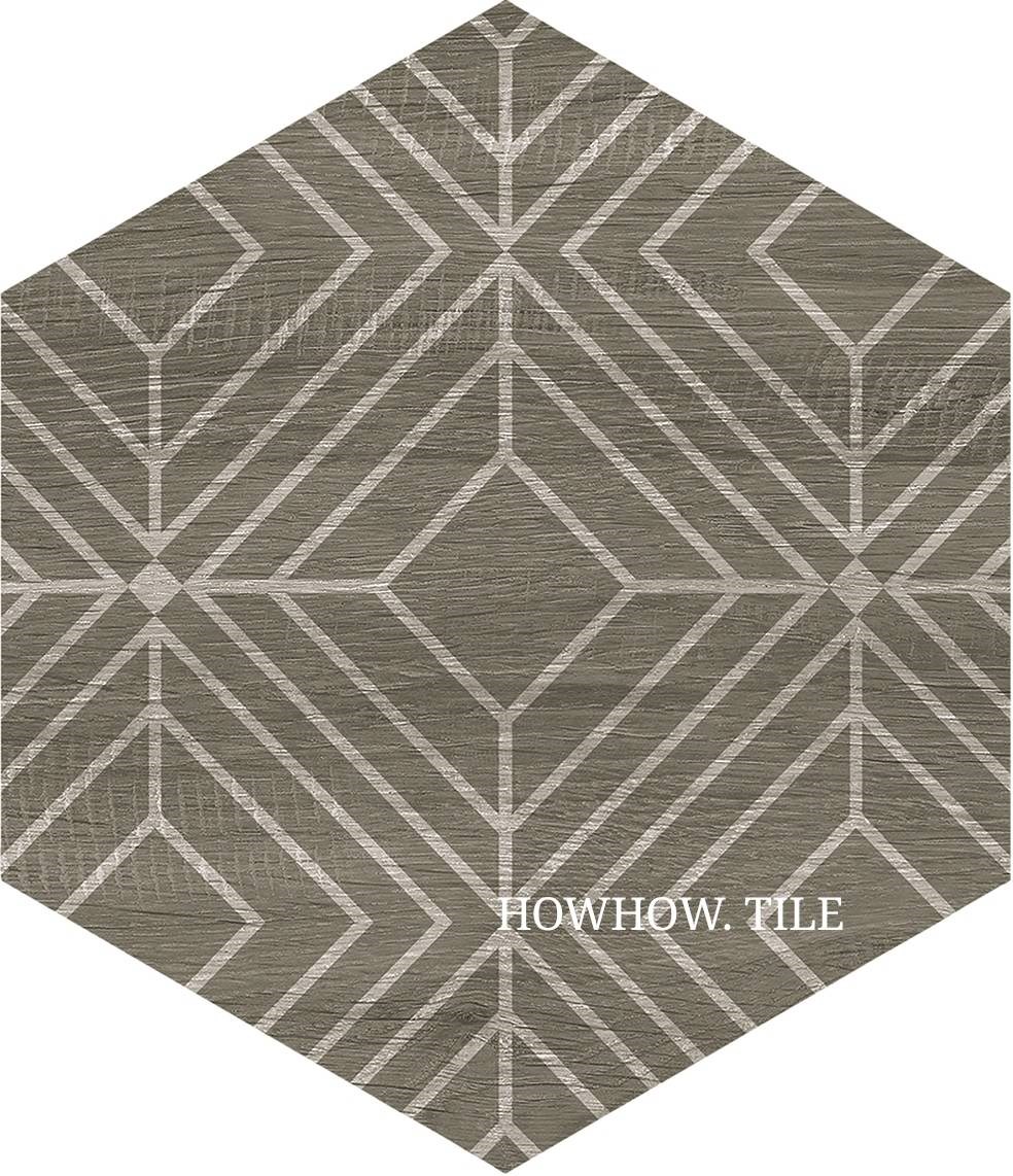 西班牙 木紋六角MIX（25*29）GDM354