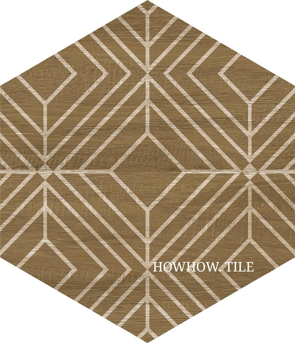 西班牙 木紋六角MIX（25*29）GDM354