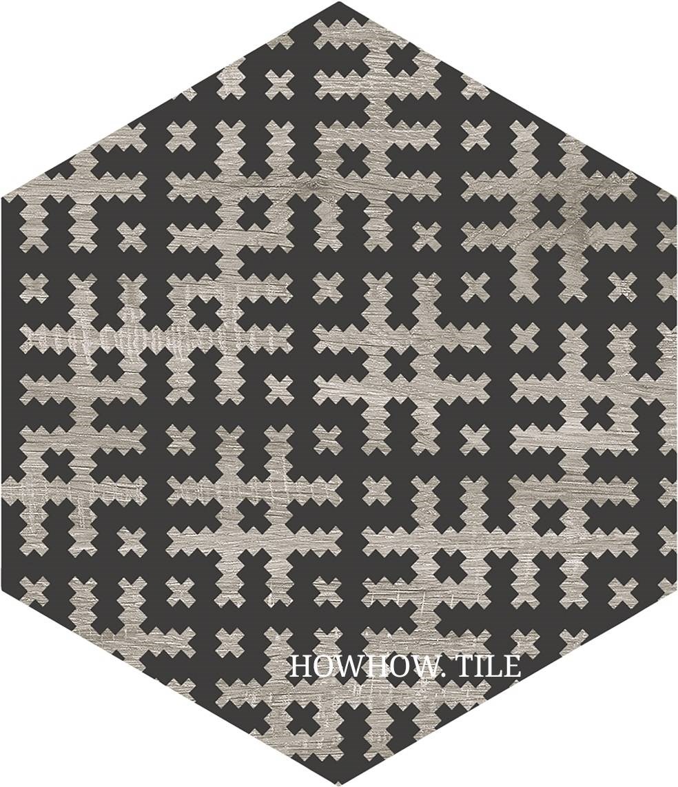 西班牙 木紋六角MIX（25*29）GDM354