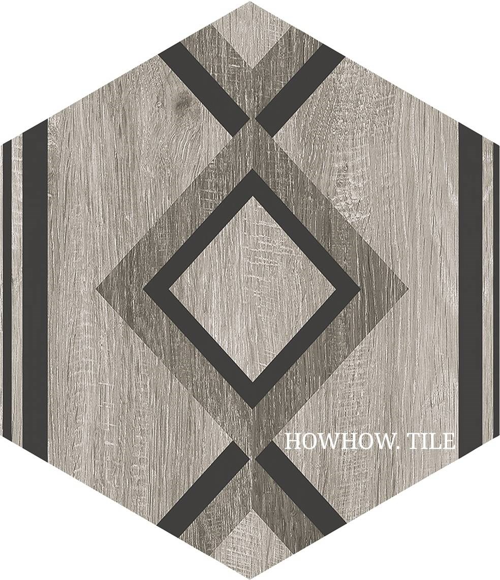西班牙 木紋六角MIX（25*29）GDM354