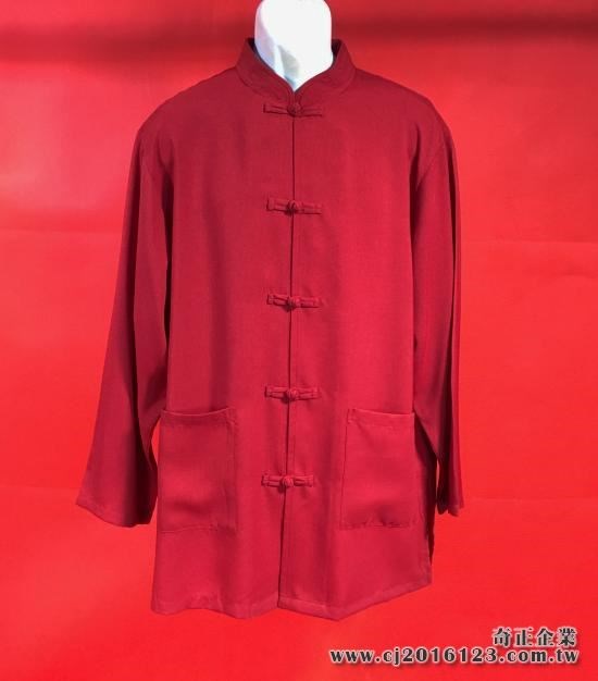 Q-12排扣(棉麻混紡)-(長.短袖)台灣製造 