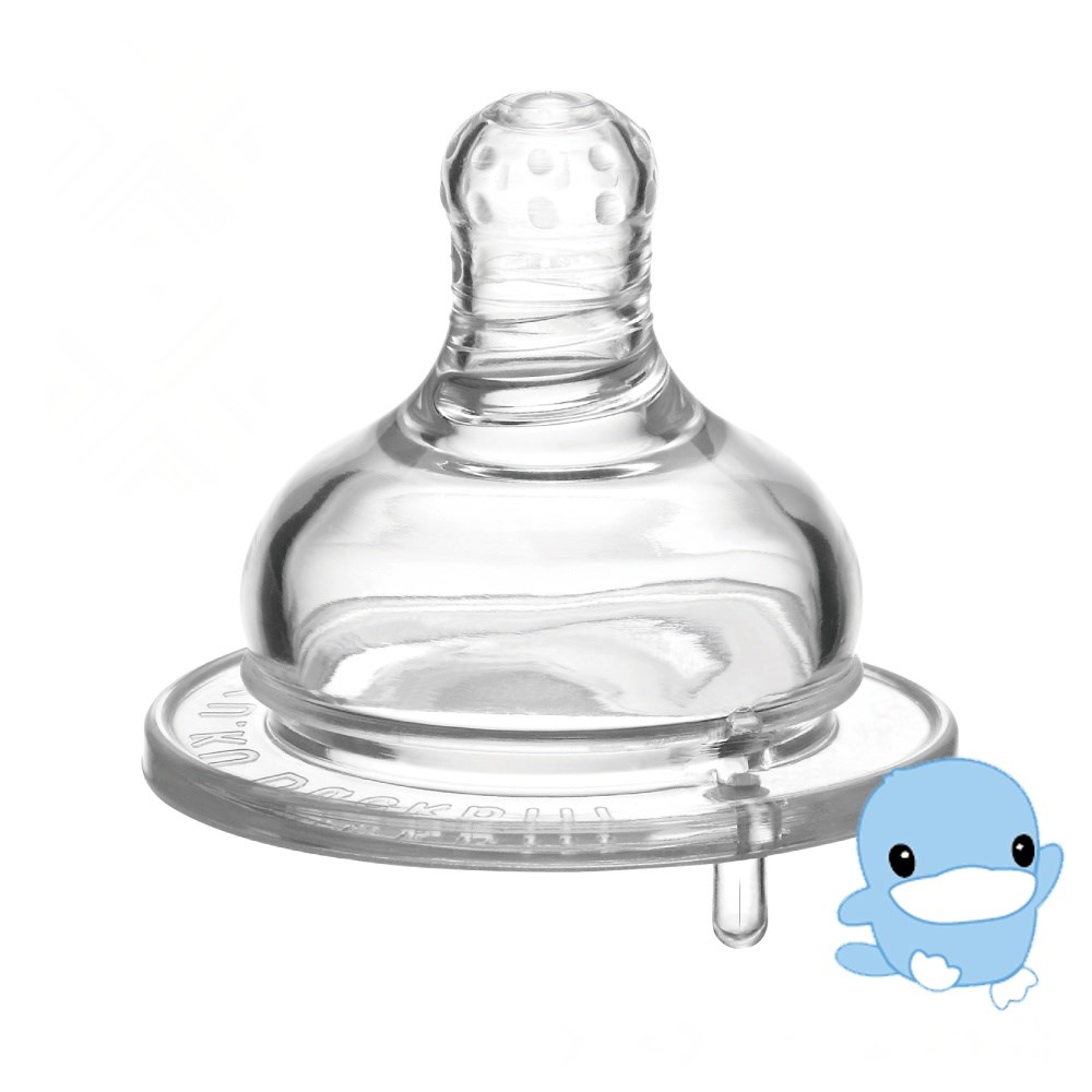 酷咕鴨 防脹氣母乳型寬口十字奶嘴