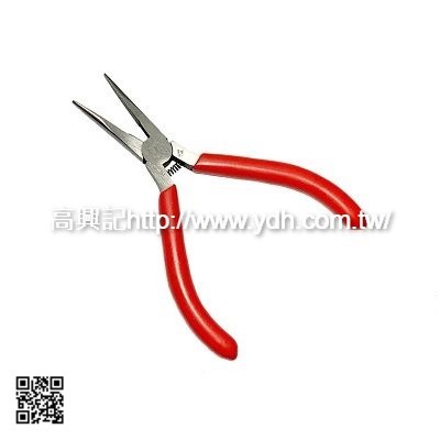 GT 台灣130mm 無牙尖嘴鉗(彈簧)附剪斷