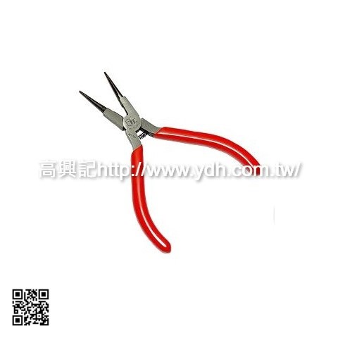 GT 台灣130mm 無牙圓嘴鉗(彈簧)附剪斷