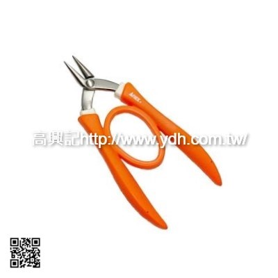 ANEX 日本135mm 無牙平圓嘴鉗