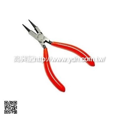 KNIPEX 德國 130mm 無牙圓嘴鉗 附剪斷