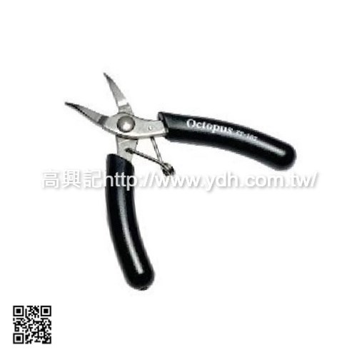 Octopus 台灣100mm 不鏽鋼無牙彎嘴鉗(彈簧)