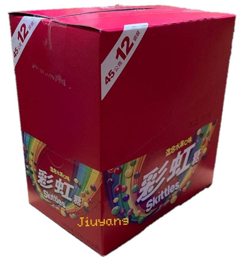 Skittles彩虹糖混合水果口味45gX12包